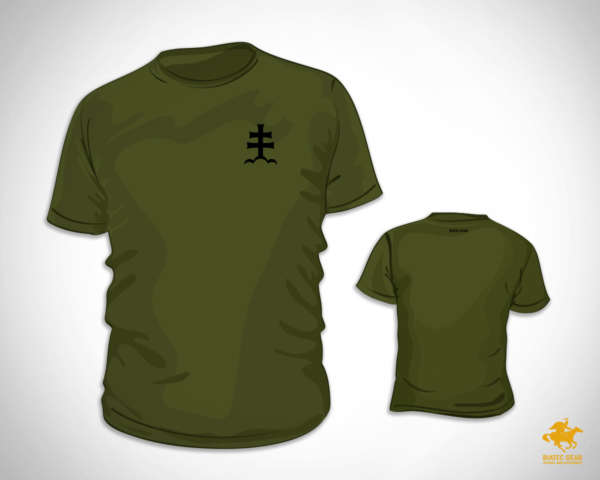 DOUBLE CROSS T-shirt - zelené (vyšívané)
