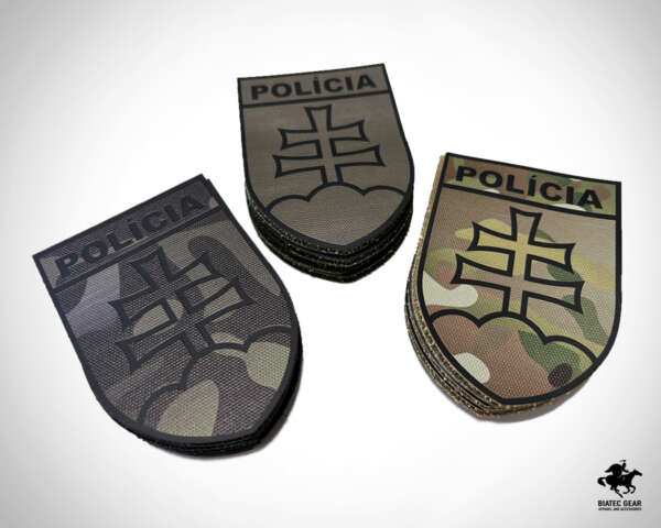 Štít POLÍCIA MC, MCB, RG - (nášivky)