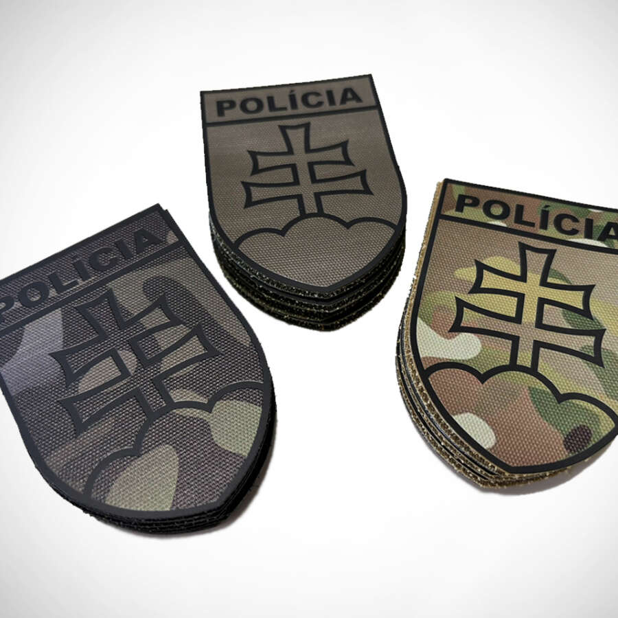 Štít POLÍCIA MC, MCB, RG - (nášivky)